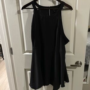 Torrid Flowy Black Top Blouse